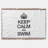 BEHALT CALM UND SWIM DECKE (Vorderseite)