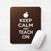 Behalt Calm und Teach on Mousepad (Mit Mouse)