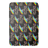 BEHALT CALM UND TRAUM VON PARIS BAD MAT BADEMATTE (Vorderseite Vertikal)