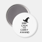 BEHALT CALM UND TREUE EINE WAND MAGNET (Vorderseite/Rückseite)