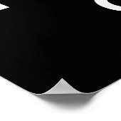 Behalt Calm und Twerk on Poster (Ecke)