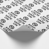 Behalt Calm und Vape On ~ Selbst Motivierend Geschenkpapier (Ecke)