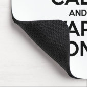 Behalt Calm und Vape On ~ Selbst Motivierend Mousepad (Ecke)