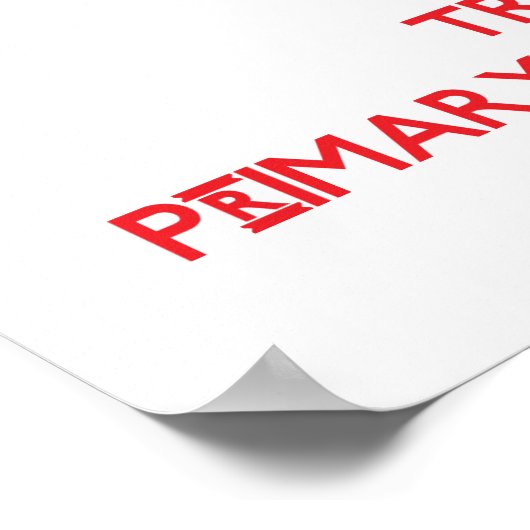 Behalt Calm und vertraue dem Grundschullehrer Poster (Ecke)