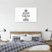 BEHALT CALM UND WANDERUNG LEINWANDDRUCK (Insitu (Schlafzimmer))