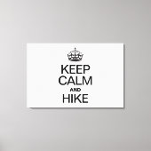 BEHALT CALM UND WANDERUNG LEINWANDDRUCK (Vorderseite)