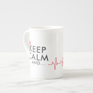 BEHALT CALM UND... WARTE! NICHT DIESER RUF! Funny  Porzellantasse