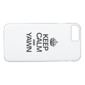 BEHALT CALM UND YAWN Case-Mate iPhone HÜLLE (Rückseite (Horizontal))