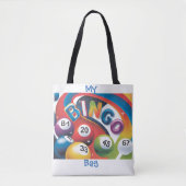 Behalt Calm und YELL Bingo Tasche (Vorderseite)