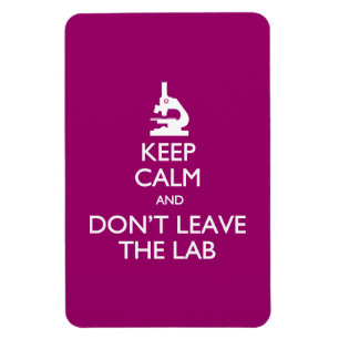 Behalt Calm Verlass die Postkarte des Labradors ni Magnet