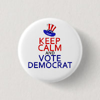 Behalt Calm Vote Demokrat Funny Political Election
