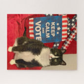 Behalt Calm & Vote - mit Henri Puzzle (Horizontal)