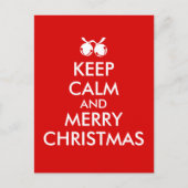 Behalt Calm Weihnachten Postcard Jingle Bells Cust (Vorderseite)