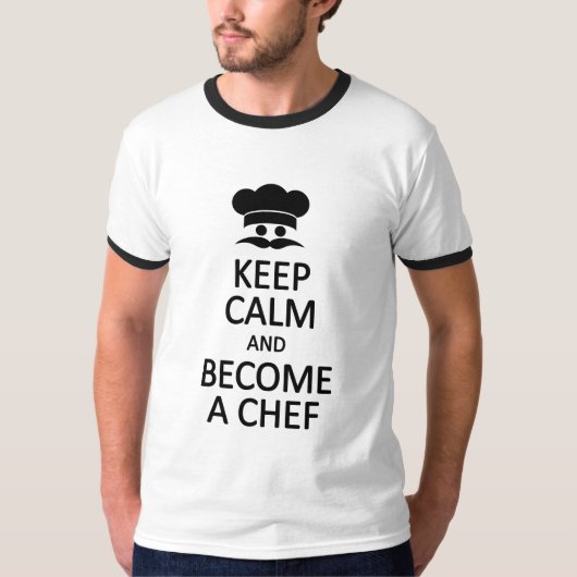 Behalt Calm & Werde Koch Shirts (Vorderseite)