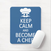 Behalt Calm & Werde zu einem Koch-Custom-Mousepad Mousepad (Mit Mouse)