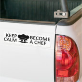 Behalt Calm & Werden zu einem Koch-benutzerdefinie Autoaufkleber (Auf Lkw)