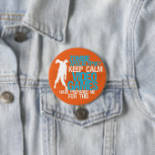 Behalt Calm Zombie Apokalypse Funny Gaming Button (Beispiel)