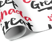 Behalt CANADA Great! Canadian Maple Leaf wieder he Geschenkpapier (Rolleneckpunkt)