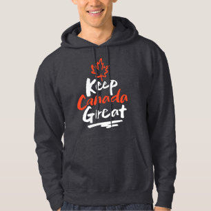 Behalt CANADA Great! Canadian Maple Leaf wieder he Hoodie