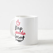 Behalt CANADA Great! Canadian Maple Leaf wieder he Kaffeetasse (Vorderseite Links)