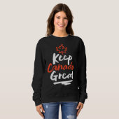 Behalt CANADA Great! Canadian Maple Leaf wieder he Sweatshirt (Vorne ganz)