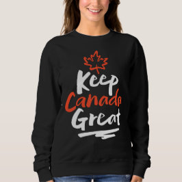 Behalt CANADA Great! Canadian Maple Leaf wieder he Sweatshirt