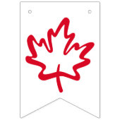 Behalt CANADA Great! Canadian Maple Leaf wieder he Wimpelkette (Zweite Fahne)