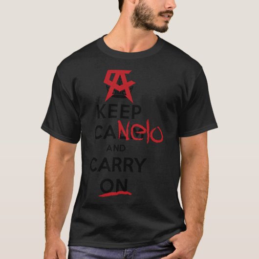 Behalt Canelo und Carry On - Boxeo Mexicano T-Shirt (Vorderseite)