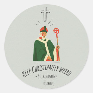Behalt Christianity Weird Sticker
