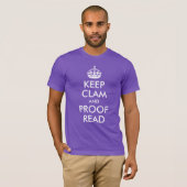 Behalt Clam und Proof Read T-Shirt (Vorne ganz)