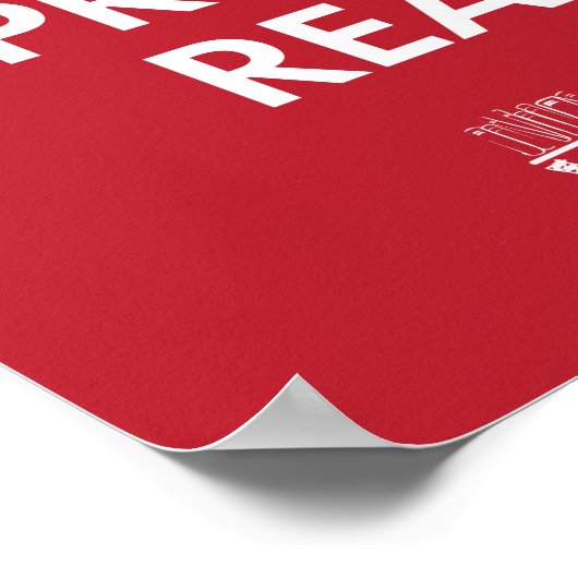 Behalt Clam und Proofread Poster (Ecke)