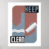 Behalt Clean Poster (Vorne)