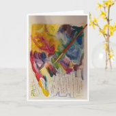 Behalt Coloring World Card Karte (Gelbe Blume)