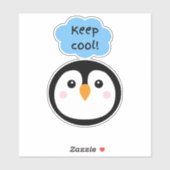 Behalt cool! aufkleber (Blatt)