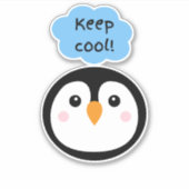 Behalt cool! aufkleber (Vorderseite)