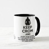 Behalt Crom und zerreiße deine Feinde Tasse (VorderseiteRechts)
