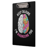 Behalt, dass ich dich diagnostiziere klemmbrett (Links)