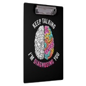 Behalt, dass ich dich diagnostiziere klemmbrett (Rechts)