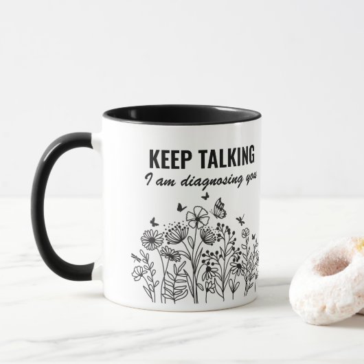Behalt, dass ich dich diagnostiziere tasse (Mit Donut)