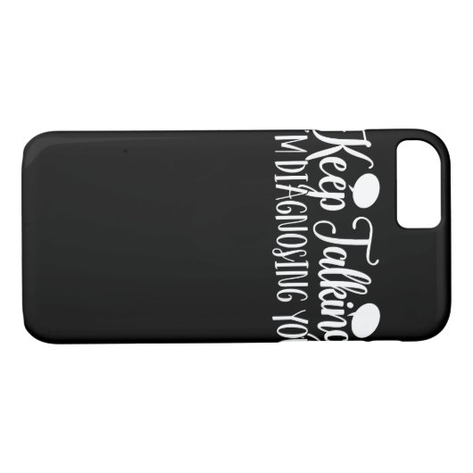 Behalt, dass ich Psychologie diagnostiziere Case-Mate iPhone Hülle (Rückseite (Horizontal))