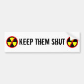 Behalt, dass sie den benutzerdefinierten Anti-Nukl Autoaufkleber (Vorne)