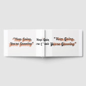 Behalt, dass Sie wachsen - Motivierend Zitat Gästebuch (Voll)