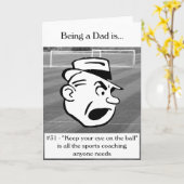 Behalt dein Auge auf dem Ball Karte (Gelbe Blume)