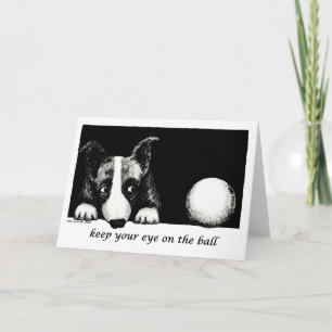 Behalt dein Auge auf den Ball Karte