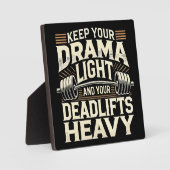 Behalt dein Drama und deine Totenlifte schwer Fotoplatte (Vorderseite)