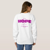 Behalt Dein Hope Alive Sweatshirt - White (Schwarz voll)