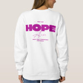 Behalt Dein Hope Alive Sweatshirt - White (Rückseite)