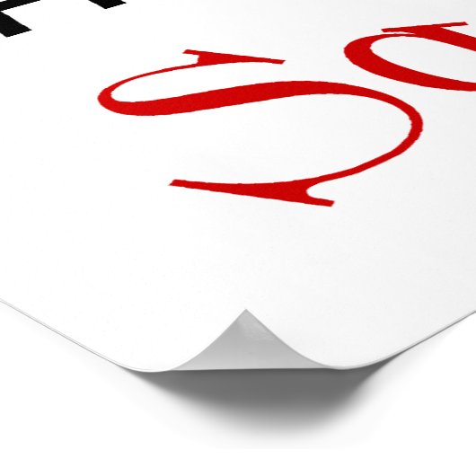 Behalt deine Arme! Poster (Ecke)