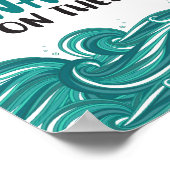 Behalt Deine Augen auf Jesus Poster (Ecke)