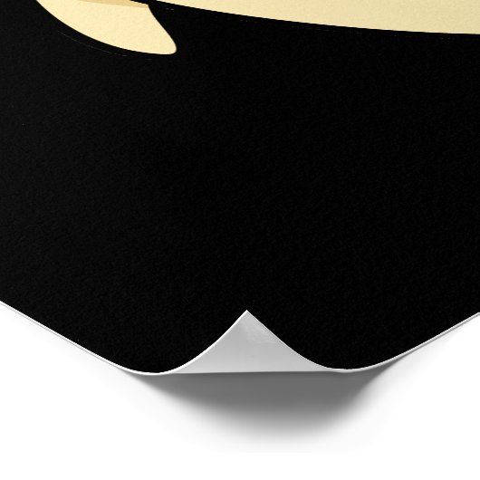 Behalt deine Augen geschält Funny Banana Pun Dark  Poster (Ecke)